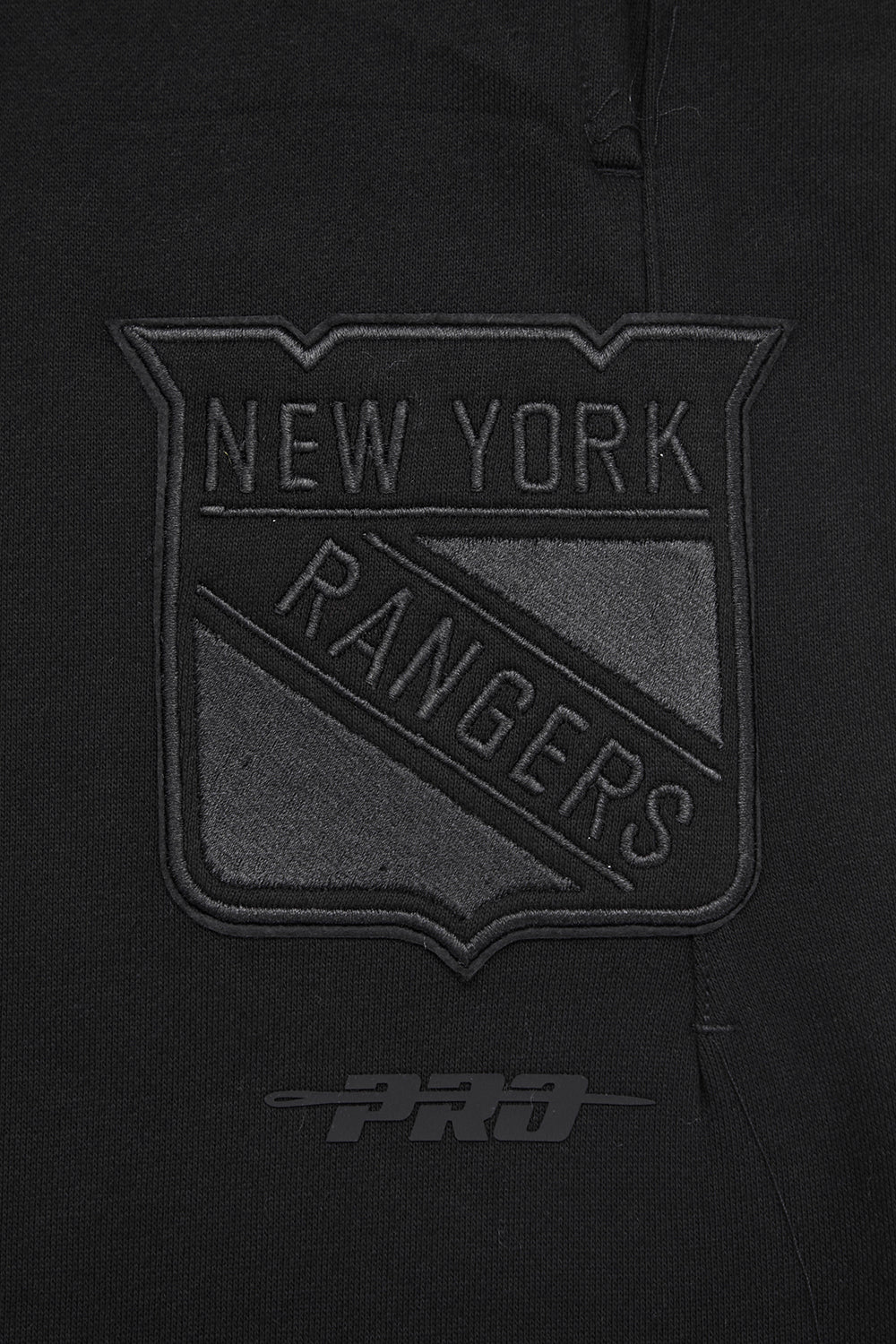 NHL NEW YORK RANGERS NEUTRAL PANTALON OUATÉ EN MOLLETON POUR HOMME (NOIR)