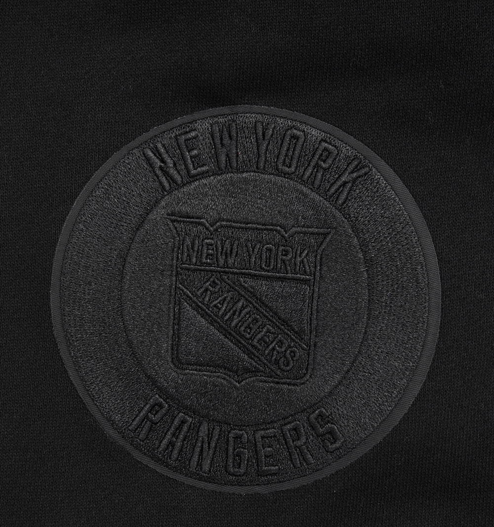 NHL NEW YORK RANGERS NEUTRAL PANTALON OUATÉ EN MOLLETON POUR HOMME (NOIR)