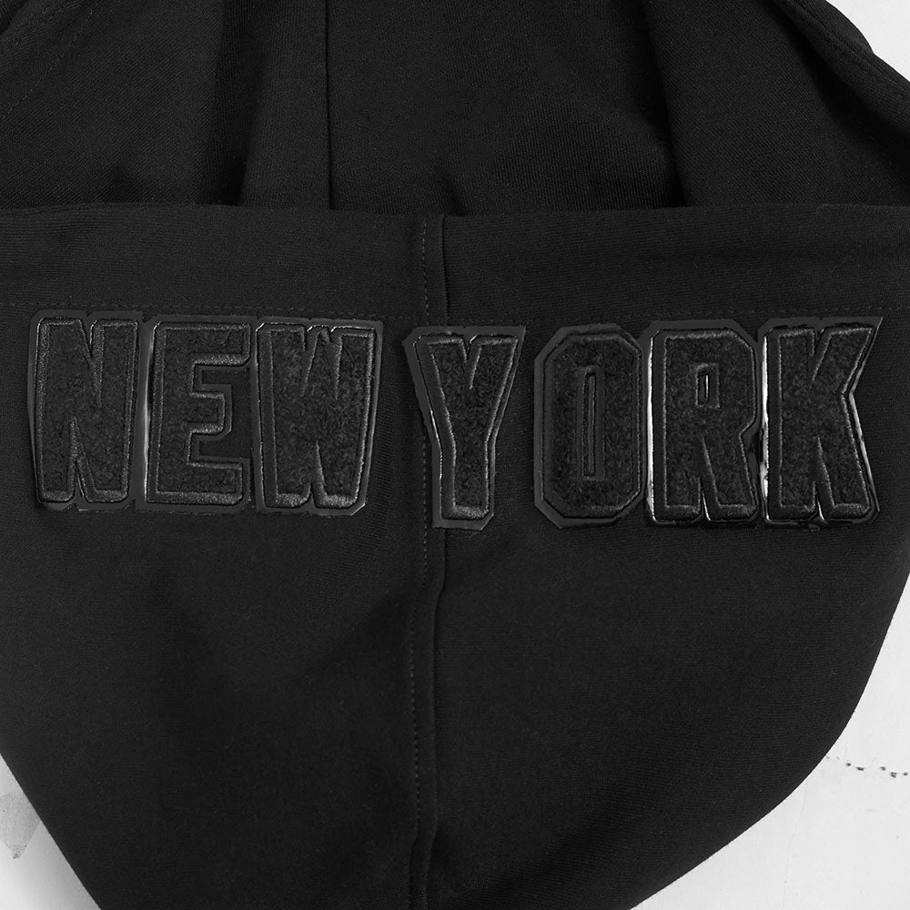 NHL NEW YORK RANGERS CLASSIC 3BK DK FZ PO HOODIE (TRIPLE BLACK MEN'S)