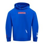 NHL NEW YORK RANGERS WINGSPAN MEN'S DROP SHOULDER FLC PO HOODIE (ROYAL BLUE)