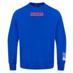 NHL NEW YORK RANGERS WINGSPAN CHANDAIL À COL ROND EN MOLLETON À ÉPAULES TOMBANTES POUR HOMME (BLEU ROYAL)