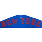NHL NEW YORK RANGERS WINGSPAN CHANDAIL À COL ROND EN MOLLETON À ÉPAULES TOMBANTES POUR HOMME (BLEU ROYAL)