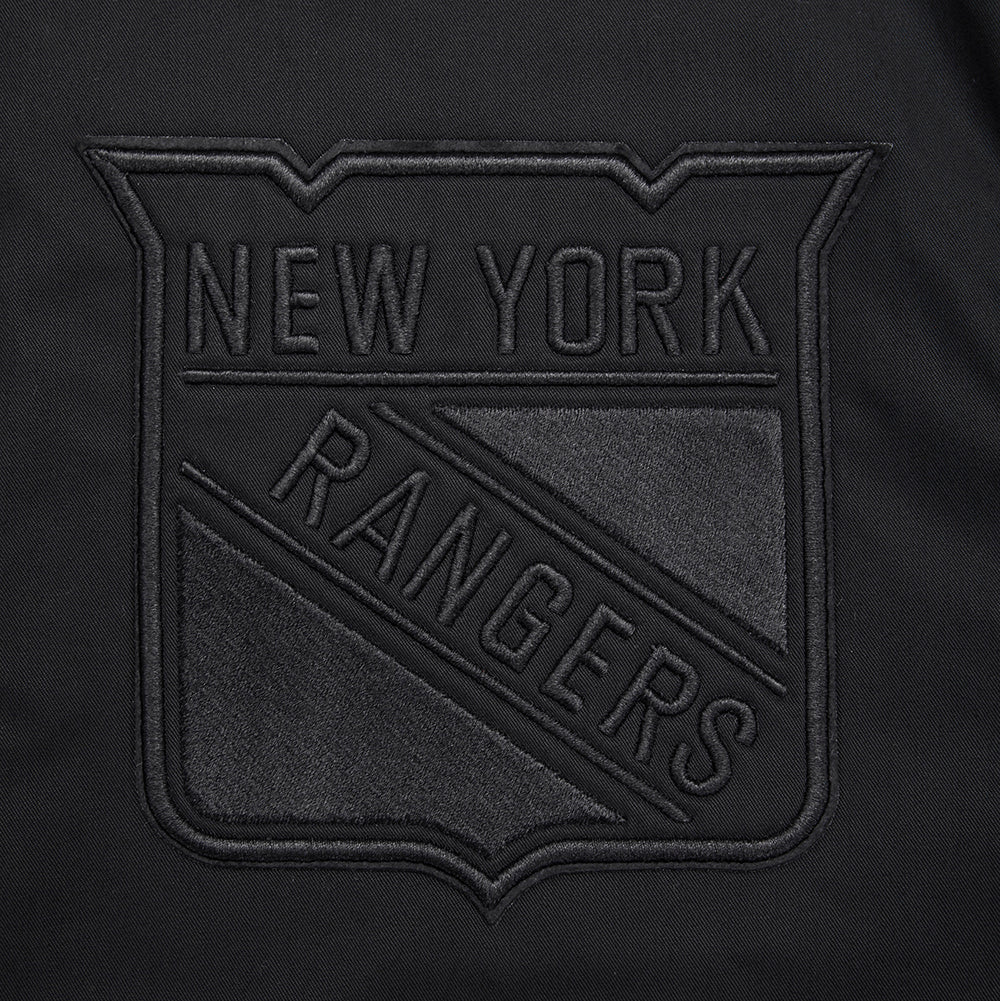 NHL NEW YORK RANGERS NEUTRAL BLOUSON EN SERGÉ POUR HOMME (NOIR)