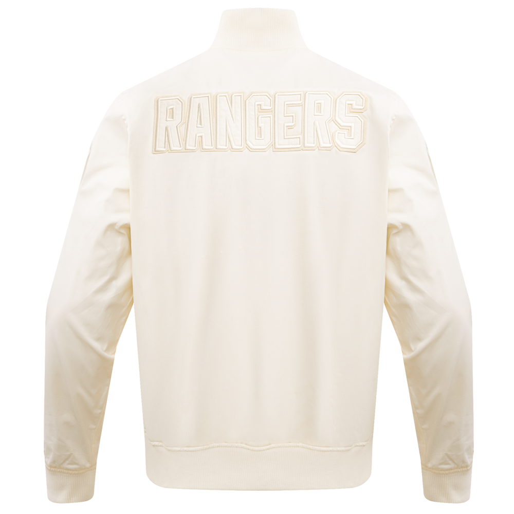 NHL NEW YORK RANGERS NEUTRAL MEN'S  TWILL JACKET (EGGSHELL)