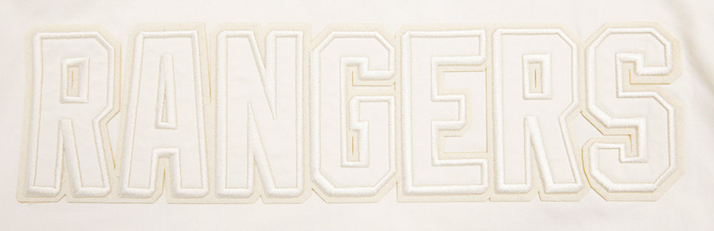 NHL NEW YORK RANGERS NEUTRAL MEN'S  TWILL JACKET (EGGSHELL)