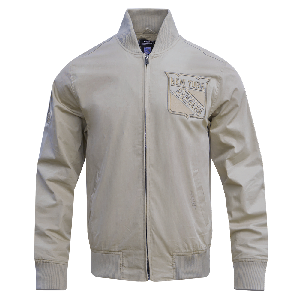NHL NEW YORK RANGERS NEUTRAL BLOUSON EN SERGÉ POUR HOMME (TAUPE)
