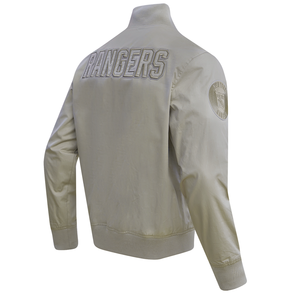 NHL NEW YORK RANGERS NEUTRAL BLOUSON EN SERGÉ POUR HOMME (TAUPE)