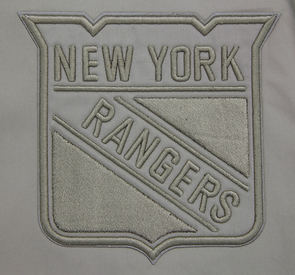 NHL NEW YORK RANGERS NEUTRAL BLOUSON EN SERGÉ POUR HOMME (TAUPE)