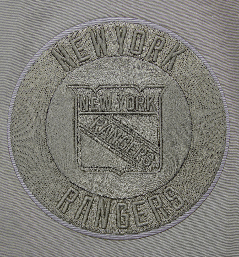NHL NEW YORK RANGERS NEUTRAL BLOUSON EN SERGÉ POUR HOMME (TAUPE)