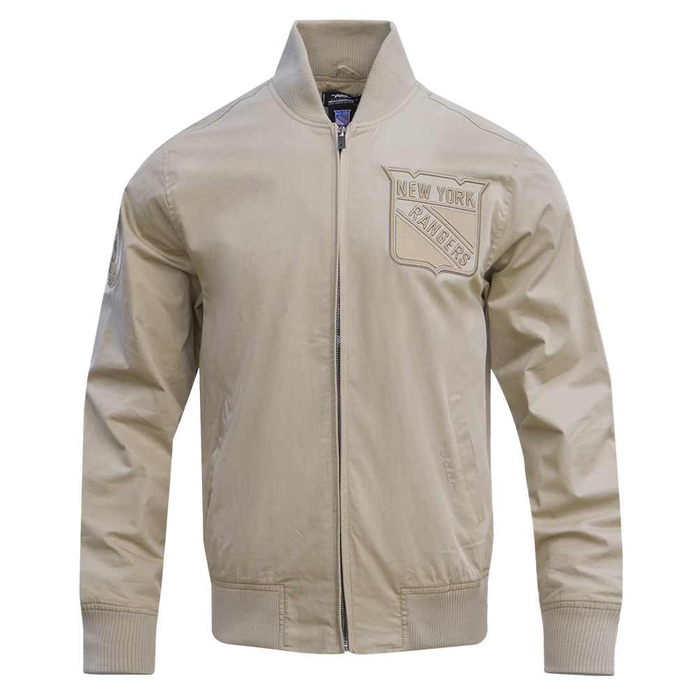 NHL NEW YORK RANGERS NEUTRAL BLOUSON EN SERGÉ POUR HOMME (TAUPE)