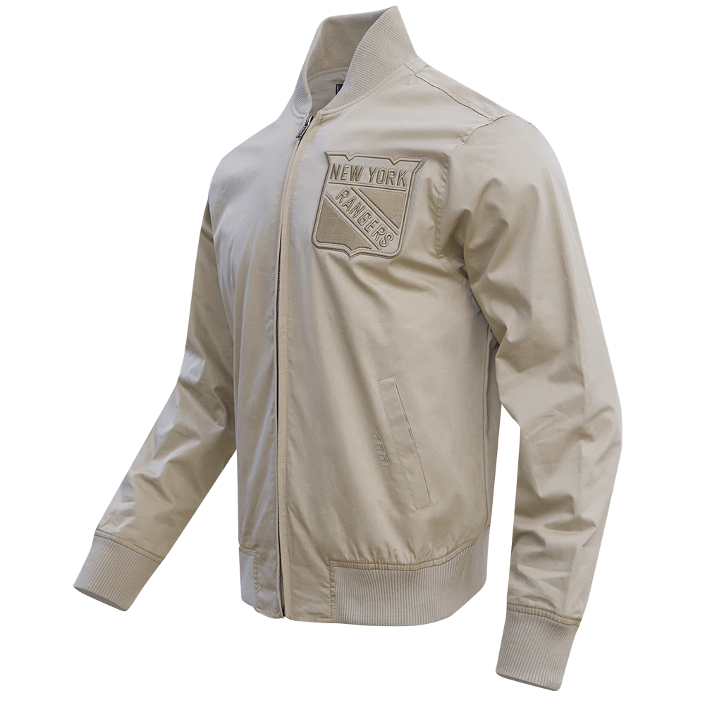 NHL NEW YORK RANGERS NEUTRAL BLOUSON EN SERGÉ POUR HOMME (TAUPE)