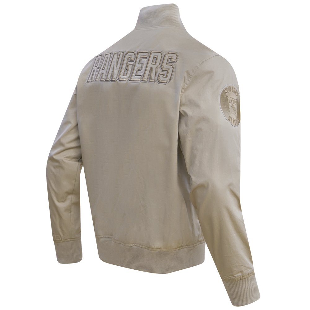 NHL NEW YORK RANGERS NEUTRAL BLOUSON EN SERGÉ POUR HOMME (TAUPE)