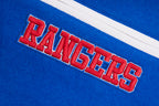 NHL NEW YORK RANGERS RETRO CLASSICS BLOUSON COLLÉGIAL POUR HOMME (BLEU ROYAL/ROUGE)