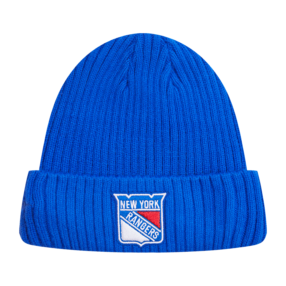 NHL NEW YORK RANGERS CLASSIC CORE UNISEX KNIT BEANIE (ROYAL BLUE)