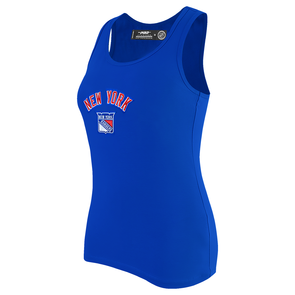 NHL NEW YORK RANGERS CLASSIC CAMISOLE DOS NAGEUR À COUPE DÉCONTRACTÉE POUR FEMME (BLEU ROYAL)
