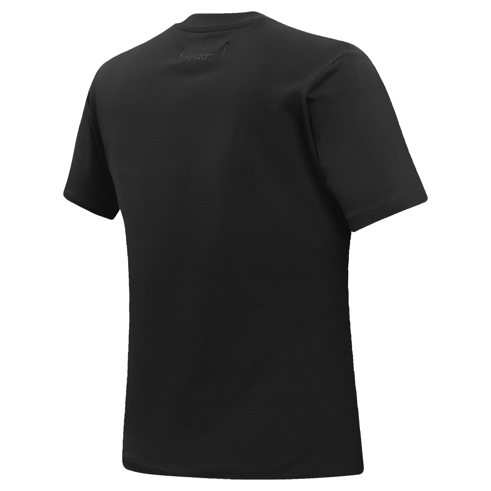 NHL NEW YORK RANGERS CLASSIC SHORT SLEEVE WOMEN'S SINGLE JERSEY SLIM FIT TEE (BLACK)