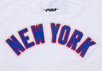 NHL NEW YORK RANGERS CLASSIC WOMEN'S SINGLE JERSEY BOXY TEE (WHITE)
