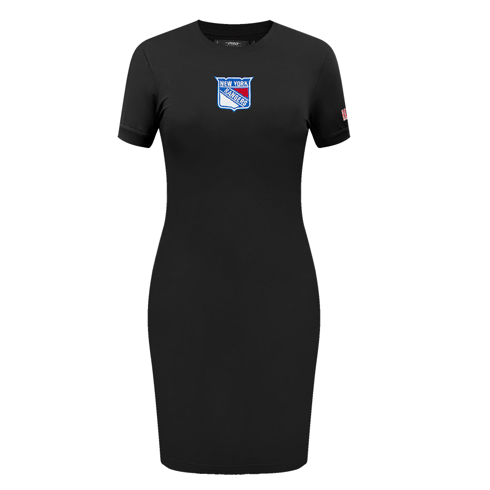 NHL NEW YORK RANGERS CLASSIC WOMEN'S BODYCON DRESS (BLACK)
