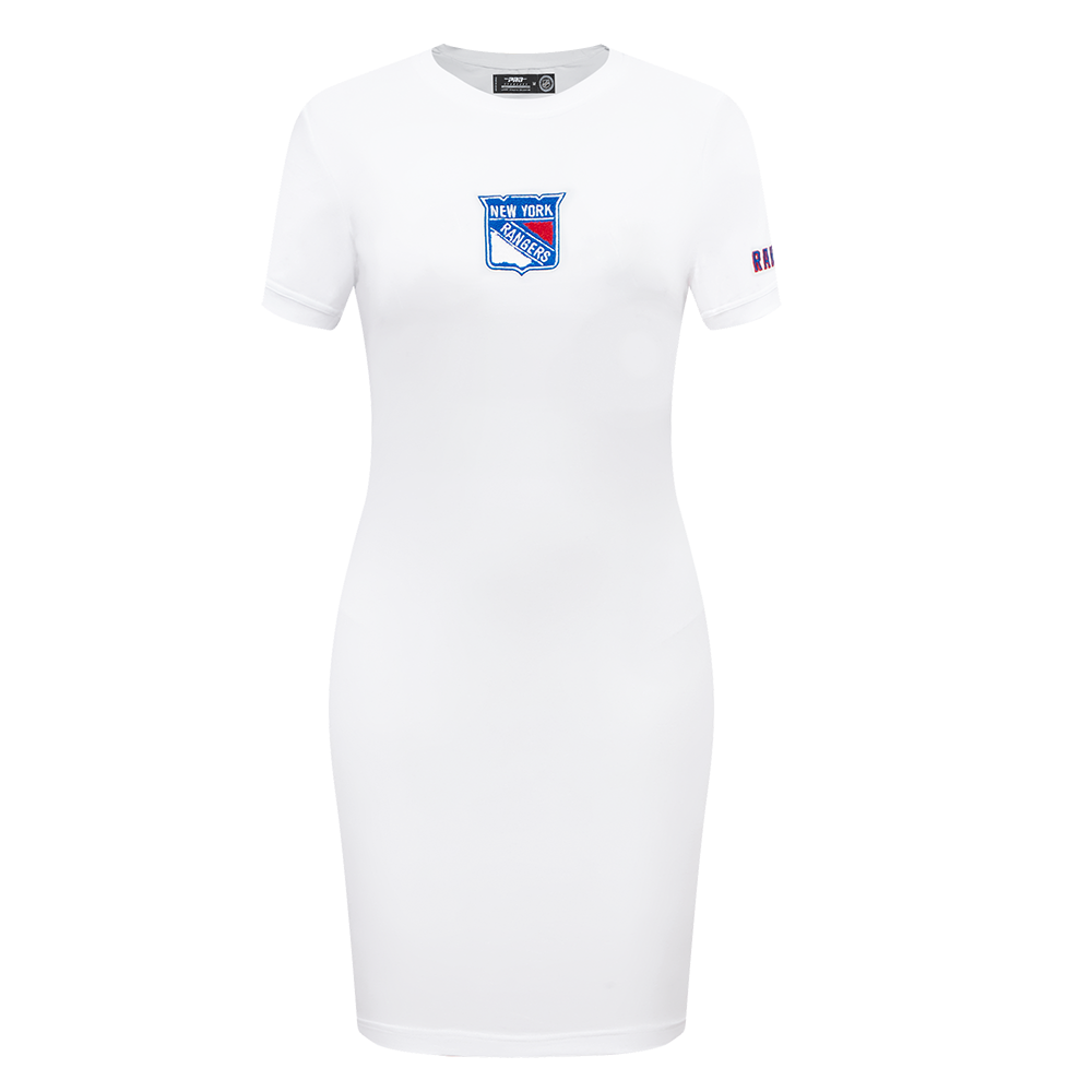 NHL NEW YORK RANGERS CLASSIC ROBE MOULANTE POUR FEMME (BLANC)