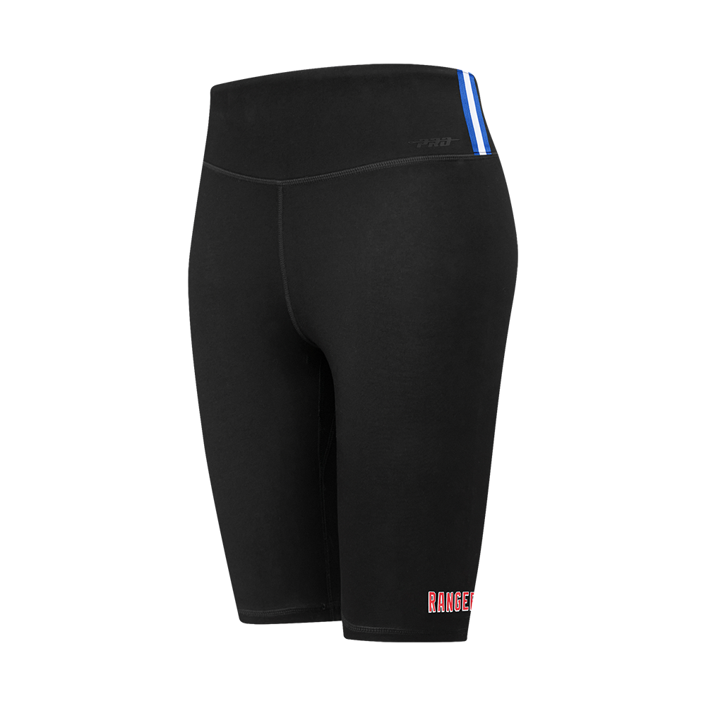 NHL NEW YORK RANGERS CLASSIC WOMEN'S COTTON BIKE SHORT (BLACK)
