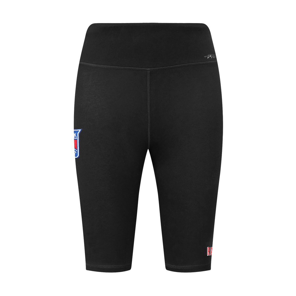 NHL NEW YORK RANGERS CLASSIC WOMEN'S COTTON BIKE SHORT (BLACK)