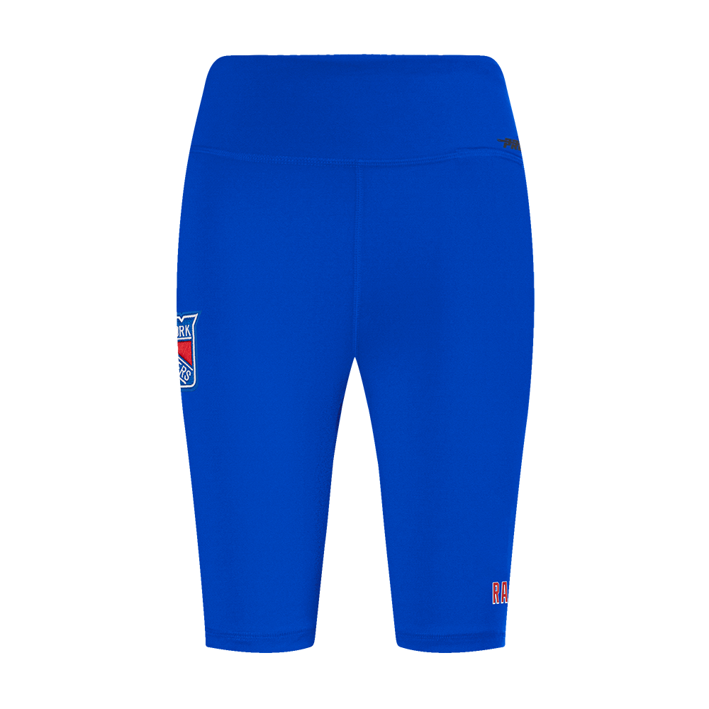 NHL NEW YORK RANGERS CLASSIC WOMEN'S COTTON BIKE SHORT (ROYAL BLUE)