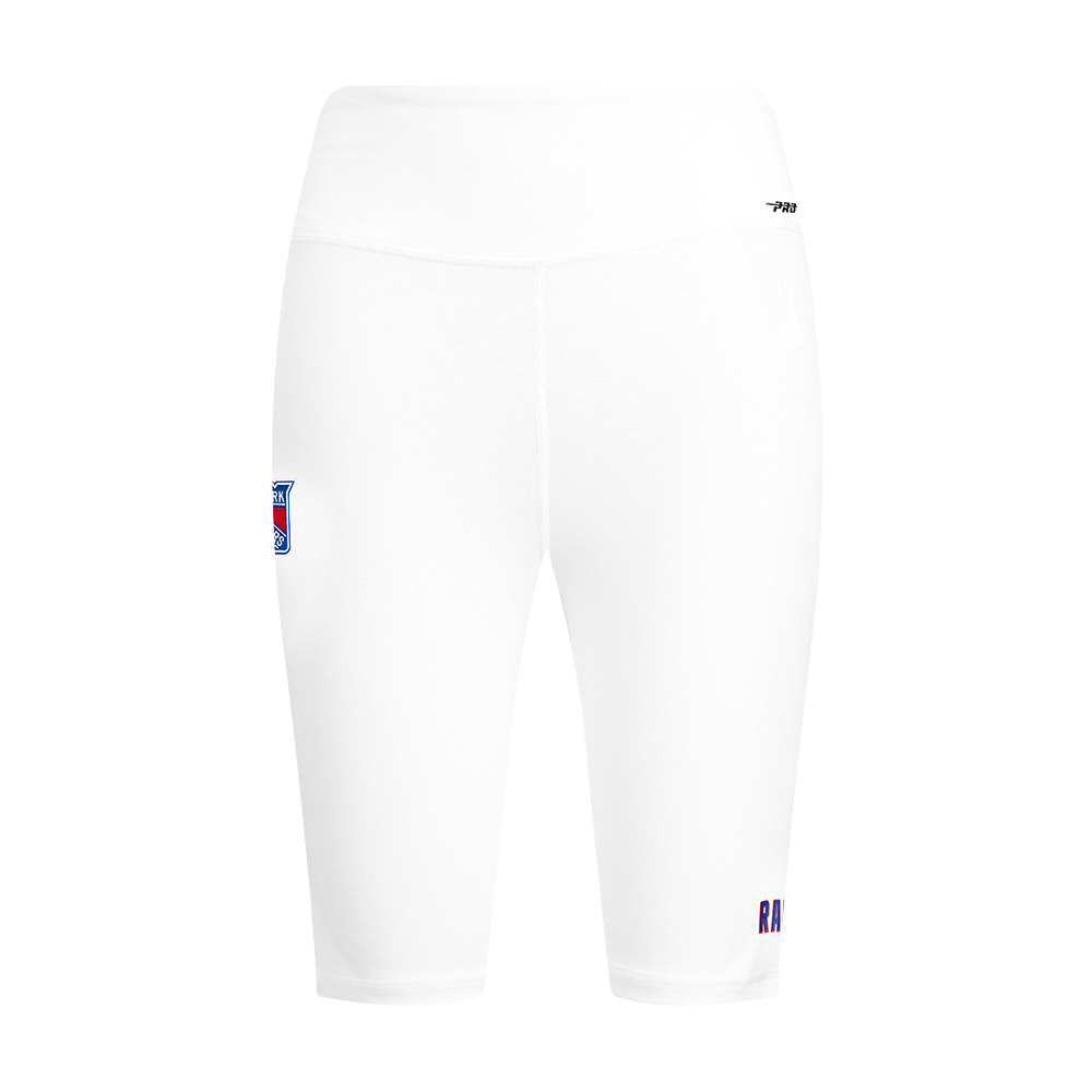 NHL NEW YORK RANGERS CLASSIC WOMEN'S COTTON BIKE SHORT (WHITE)