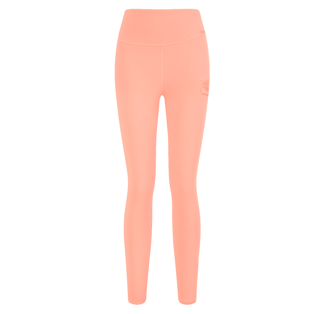 NHL NEW YORK RANGERS NEUTRAL HIGH WAIST JERSEY LEGGING (GUAVA)