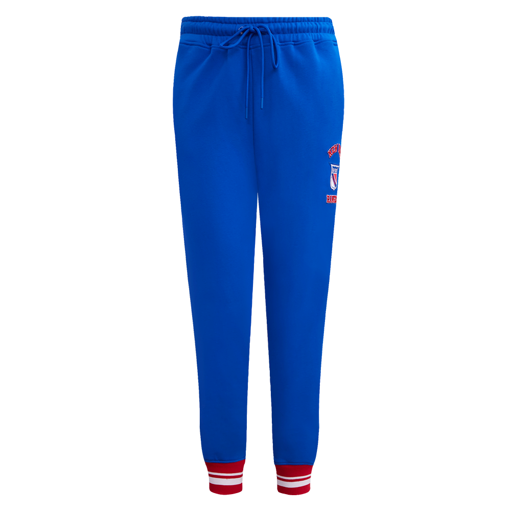 NHL NEW YORK RANGERS RETRO CLASSIC WOMEN'S RIB SWEATPANT (ROYAL BLUE/RED)