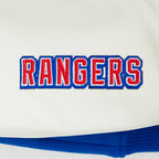NHL NEW YORK RANGERS CLASSIC BLOUSON COLLÉGIAL POUR FEMME (BLEU ROYAL/BLANC)