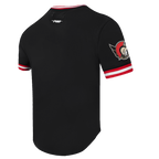 NHL OTTAWA SENATORS CLASSIC CHENILLE MEN'S DK TEE (BLACK/RED)