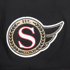 NHL OTTAWA SENATORS CLASSIC CHENILLE MEN'S DK TEE (BLACK/RED)