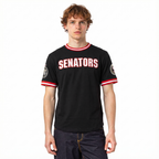 NHL OTTAWA SENATORS CLASSIC CHENILLE MEN'S DK TEE (BLACK/RED)
