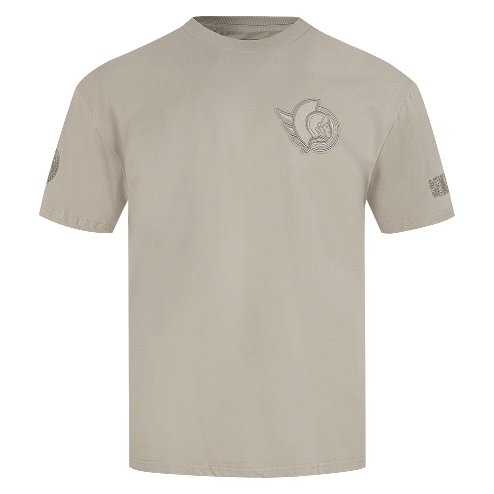 NHL OTTAWA SENATORS NEUTRAL MEN'S  CJ DROP SHOULDER TEE (TAUPE)