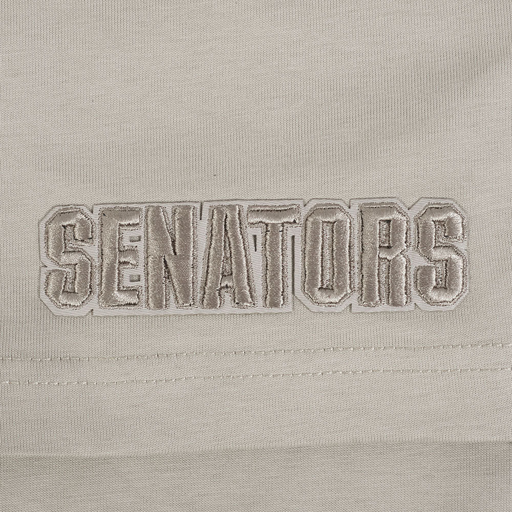 NHL OTTAWA SENATORS NEUTRAL MEN'S  CJ DROP SHOULDER TEE (TAUPE)