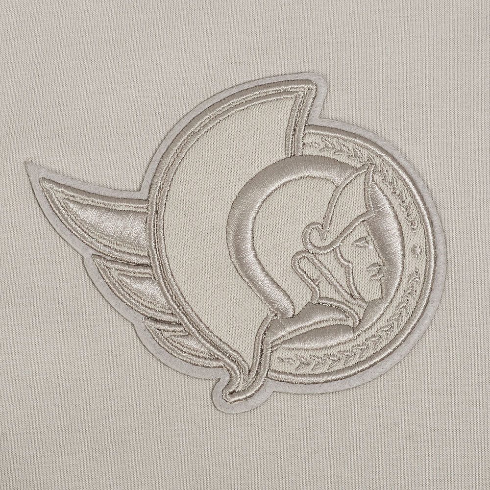 NHL OTTAWA SENATORS NEUTRAL MEN'S  CJ DROP SHOULDER TEE (TAUPE)