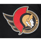 NHL OTTAWA SENATORS CLASSIC MESH CHEMISE BOUTONNÉE (NOIR/ROUGE)