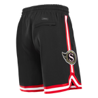 NHL OTTAWA SENATORS CLASSIC CHENILLE MEN'S DK SHORT (BLACK/RED)