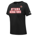 NHL OTTAWA SENATORS  SS SLIM FIT TEE (BLACK)