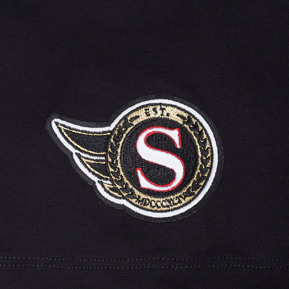 NHL OTTAWA SENATORS  SS SLIM FIT TEE (BLACK)