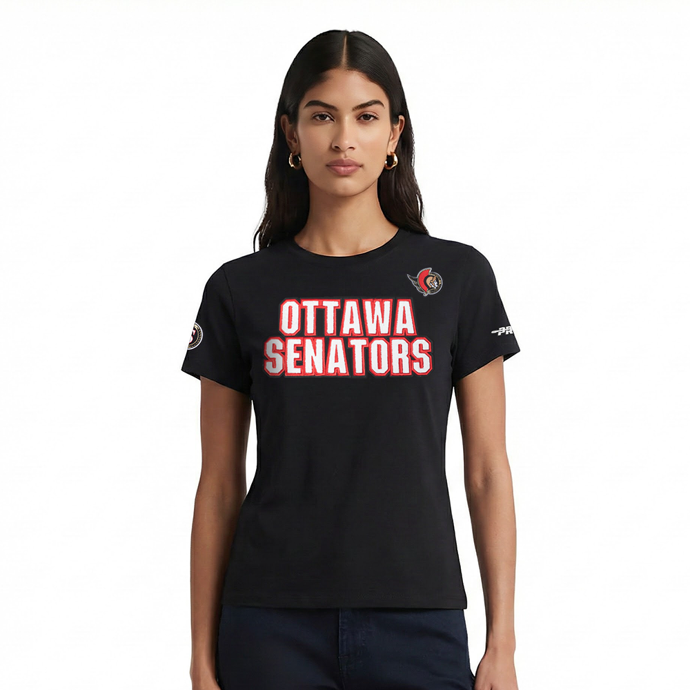 NHL OTTAWA SENATORS  SS SLIM FIT TEE (BLACK)