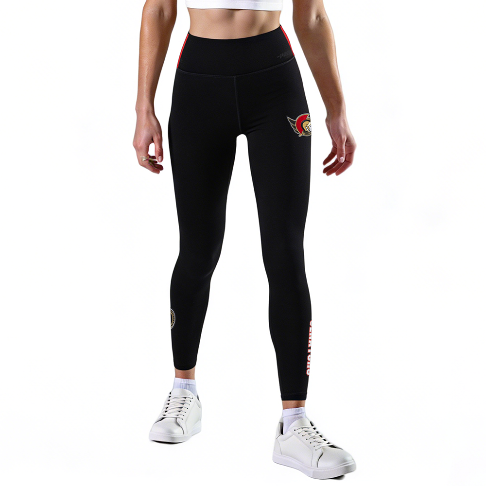 NHL OTTAWA SENATORS CLASSIC WOMEN'S JERSEY LEGGING (BLACK)