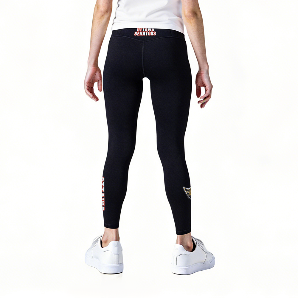NHL OTTAWA SENATORS CLASSIC WOMEN'S JERSEY LEGGING (BLACK)