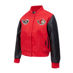 NHL OTTAWA SENATORS  CLASSIC WOMEN'S VARSITY JACKET (RED/BLACK)