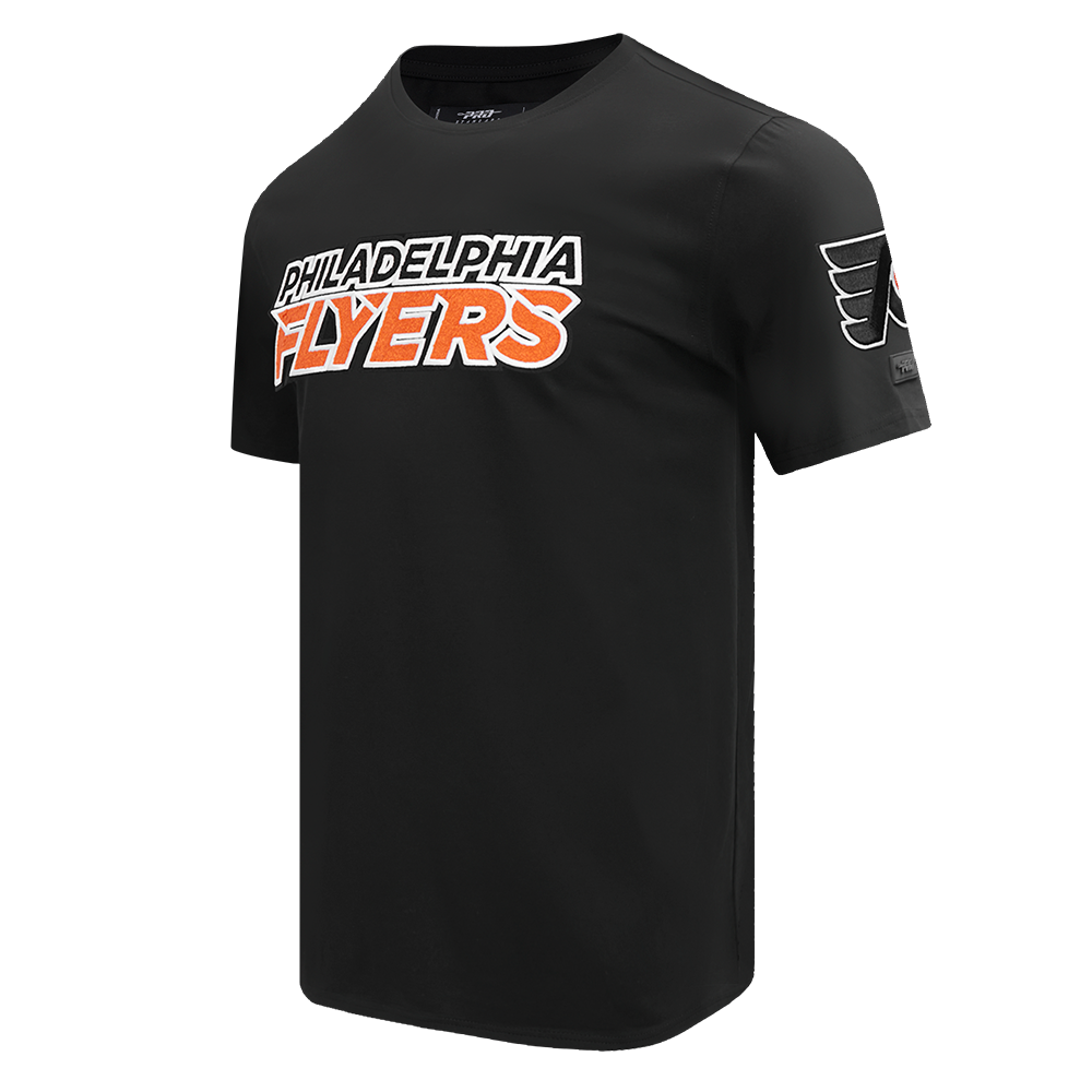 NHL PHILADELPHIA FLYERS CLASSIC CHENILLE MEN'S TEE (BLACK)