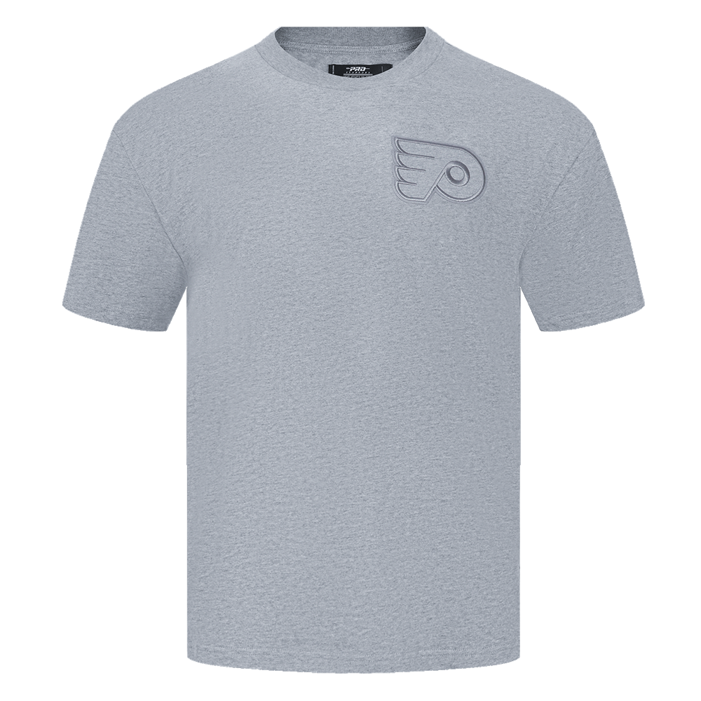 NHL PHILADELPHIA FLYERS NEUTRAL MEN'S  CJ DROP SHOULDER TEE (DARK HEATHER GRAY)