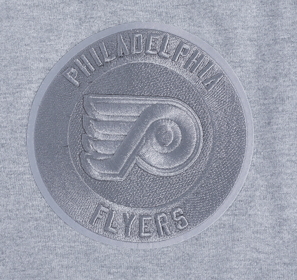 NHL PHILADELPHIA FLYERS NEUTRAL MEN'S  CJ DROP SHOULDER TEE (DARK HEATHER GRAY)