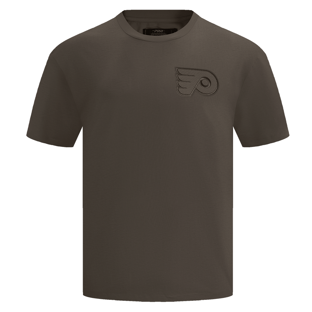 NHL PHILADELPHIA FLYERS NEUTRAL MEN'S  CJ DROP SHOULDER TEE (DARK TAUPE)