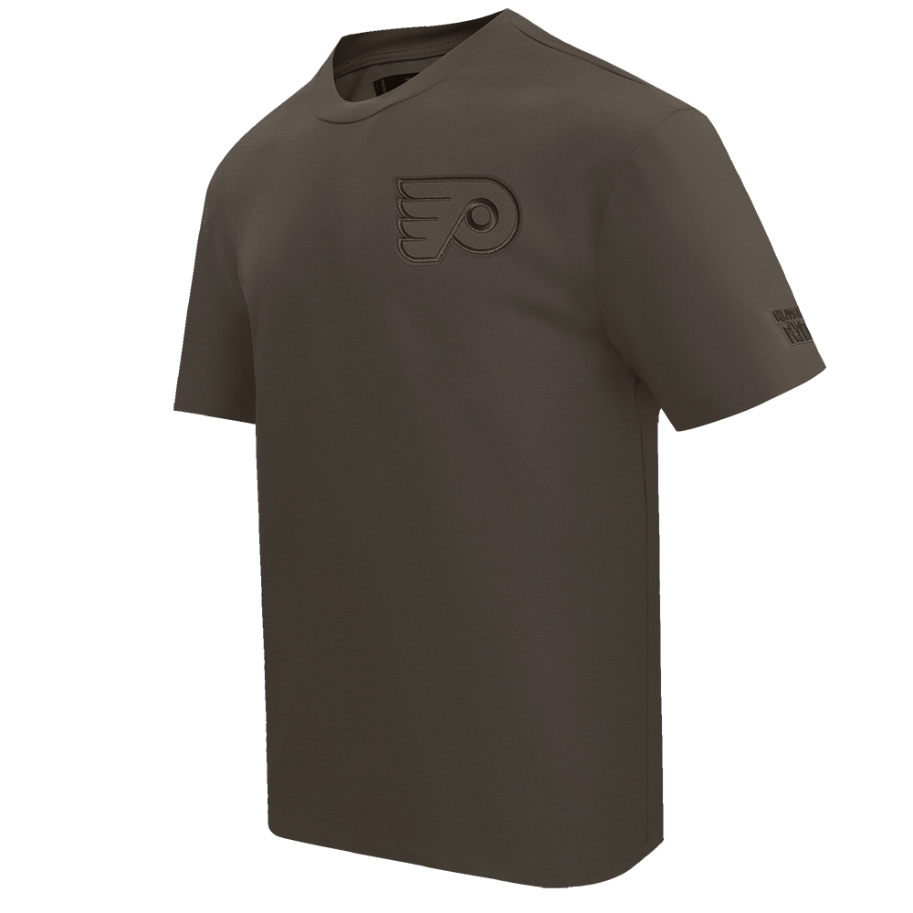 NHL PHILADELPHIA FLYERS NEUTRAL MEN'S  CJ DROP SHOULDER TEE (DARK TAUPE)
