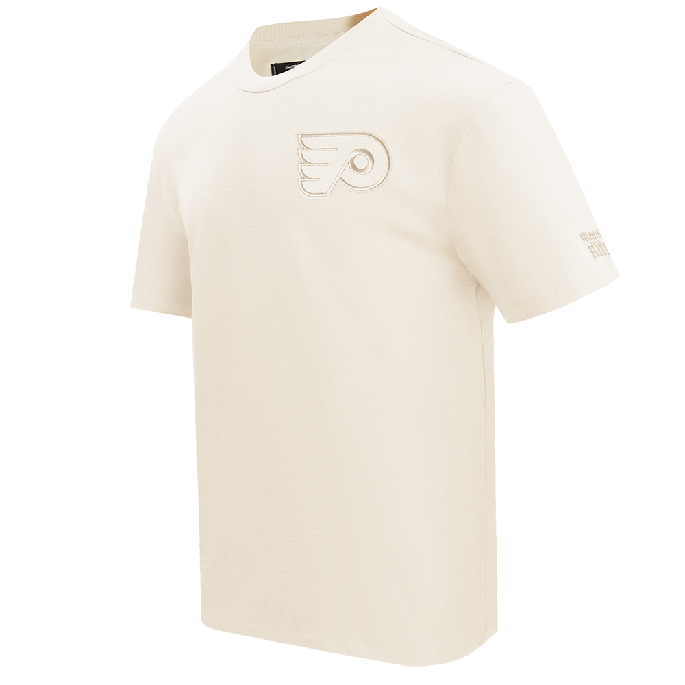 NHL PHILADELPHIA FLYERS NEUTRAL MEN'S  CJ DROP SHOULDER TEE (EGGSHELL)